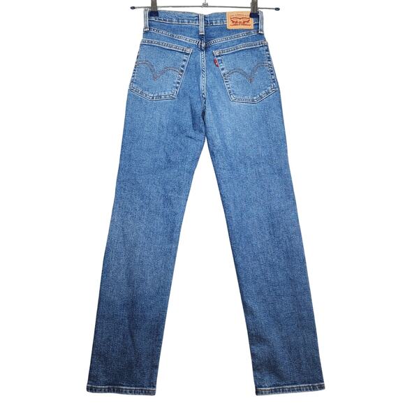 Levi's Wedgie Straight Leg Jeans Size 24 - Picture 5 of 5